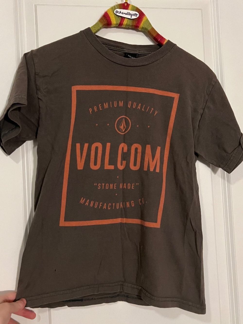 Brown Volcom Baby Tee